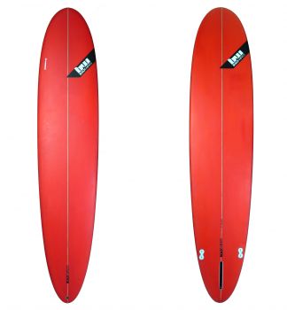 BlackWings 9'1 LONGBOARD ALROUND Epoxy Couleur ROUGE