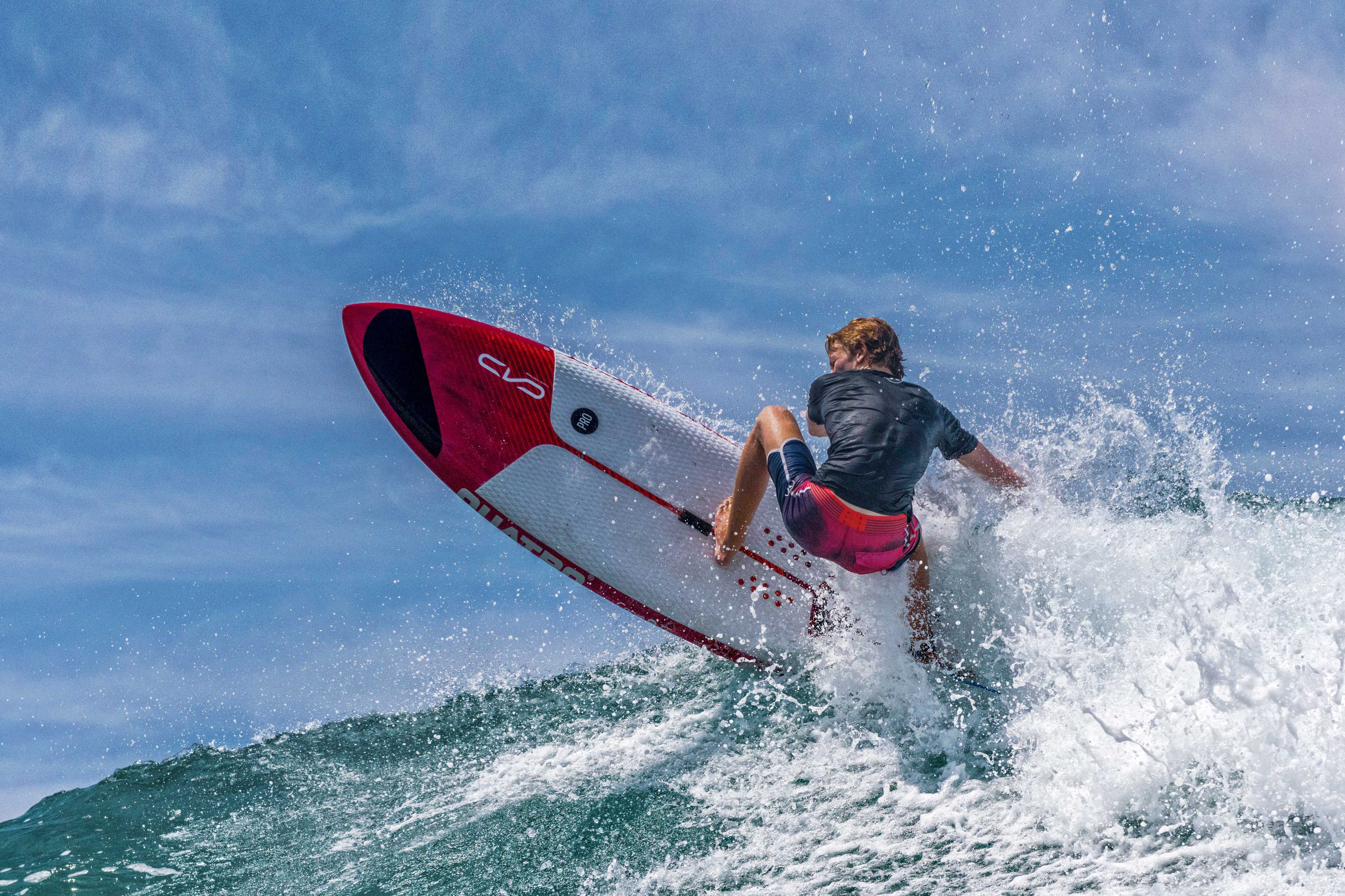 Paddle Quatro Carve Pro Surfing Thruster/Quad Déstockage