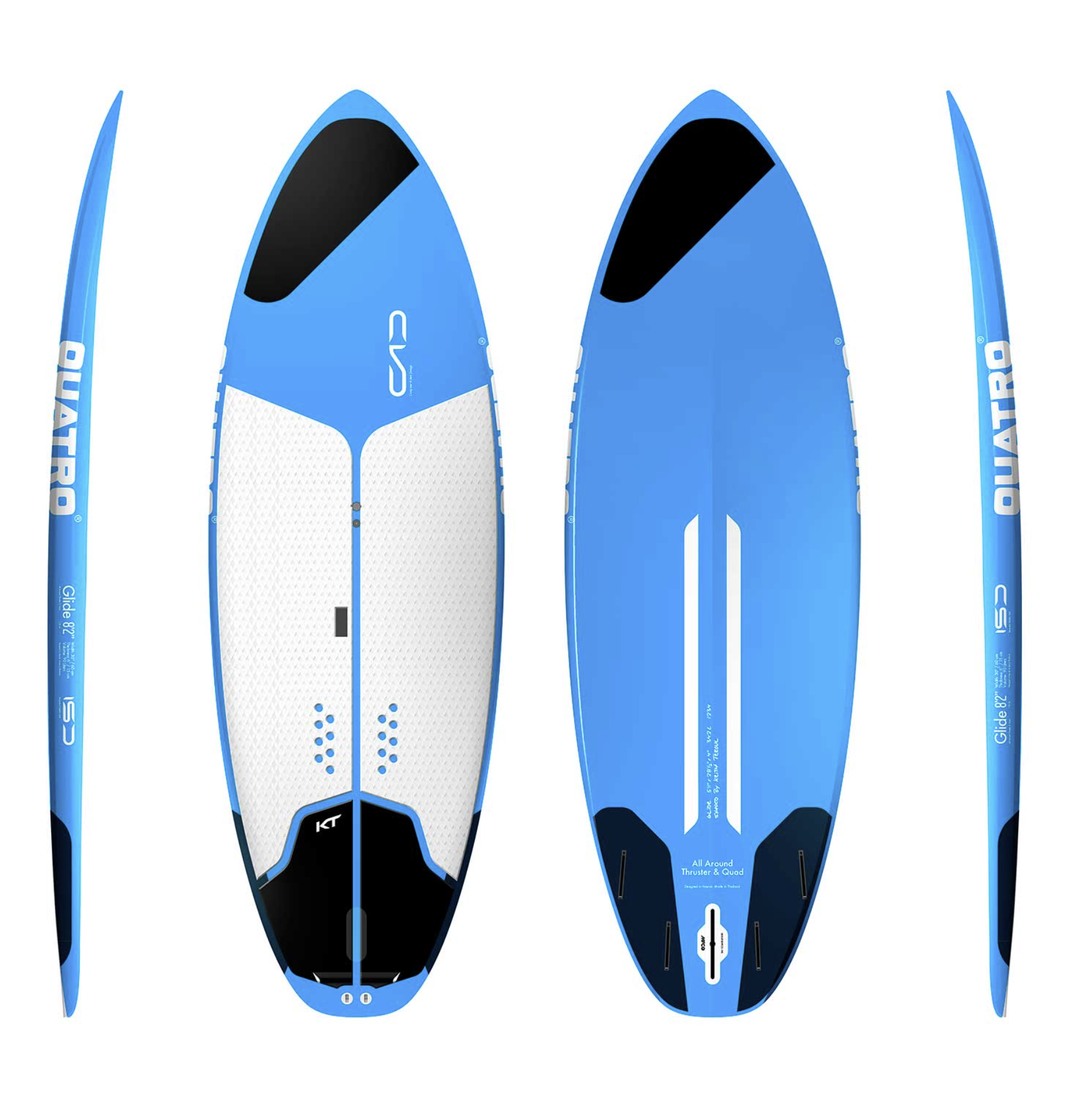 Paddle Quatro Glide AllRound Thruster/Quad