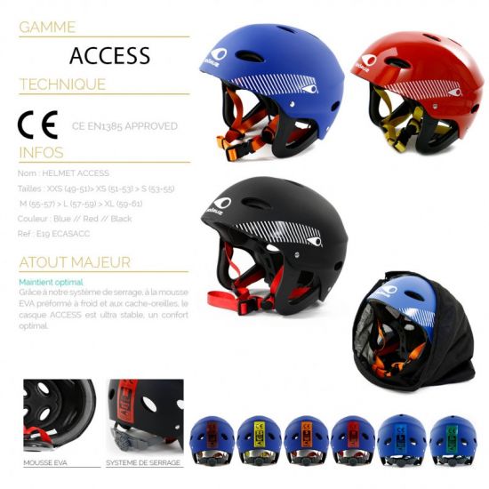 Helmet ACCESS - Water CE-EN1385