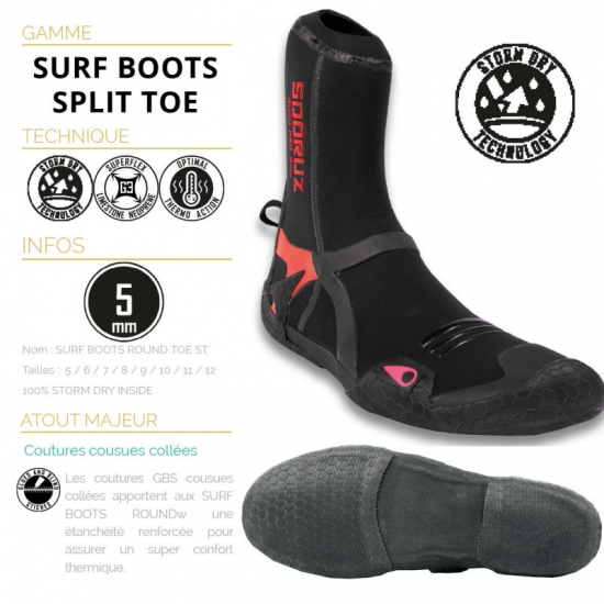 Surf boots 5mm GURU ST