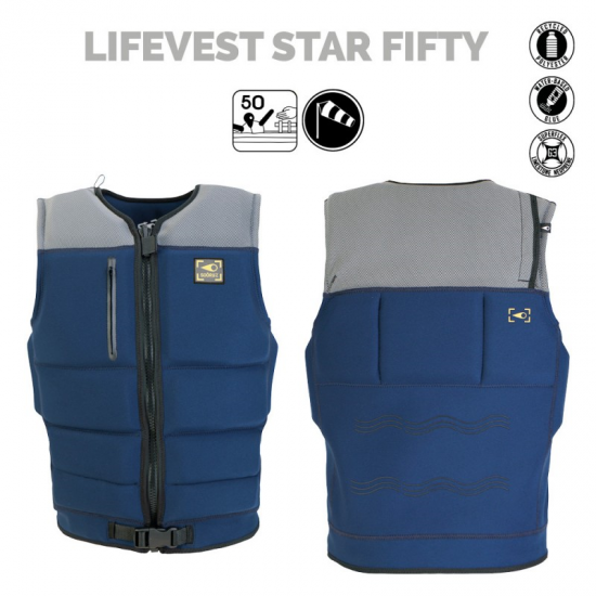 Lifevest Gilet STAR FIFTY CE - Norme 50 Newton ISO 12402-5