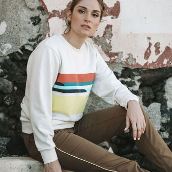 SOLEIL Sweat uni imprimé M2SOLEIL