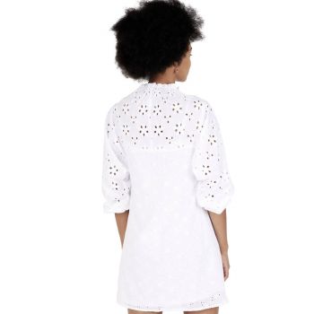 Robe en broderie anglaise N1DINA