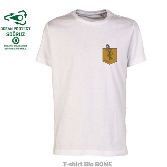 T-shirt SS Bio Pocket BONES organic coton